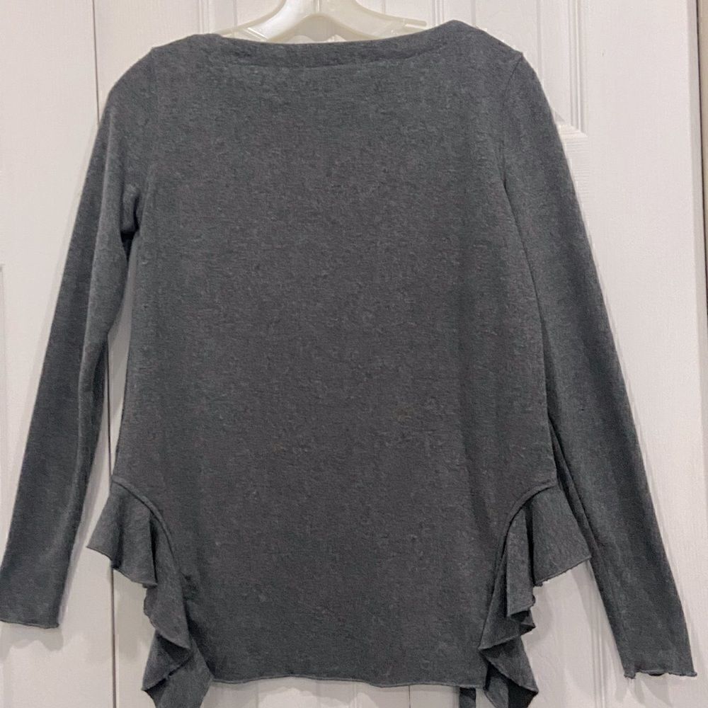Catherine Malandrino women’s gray long sleeve sweater size XS - Picture 3 of 11